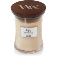 Woodwick White Honey Medium Candle